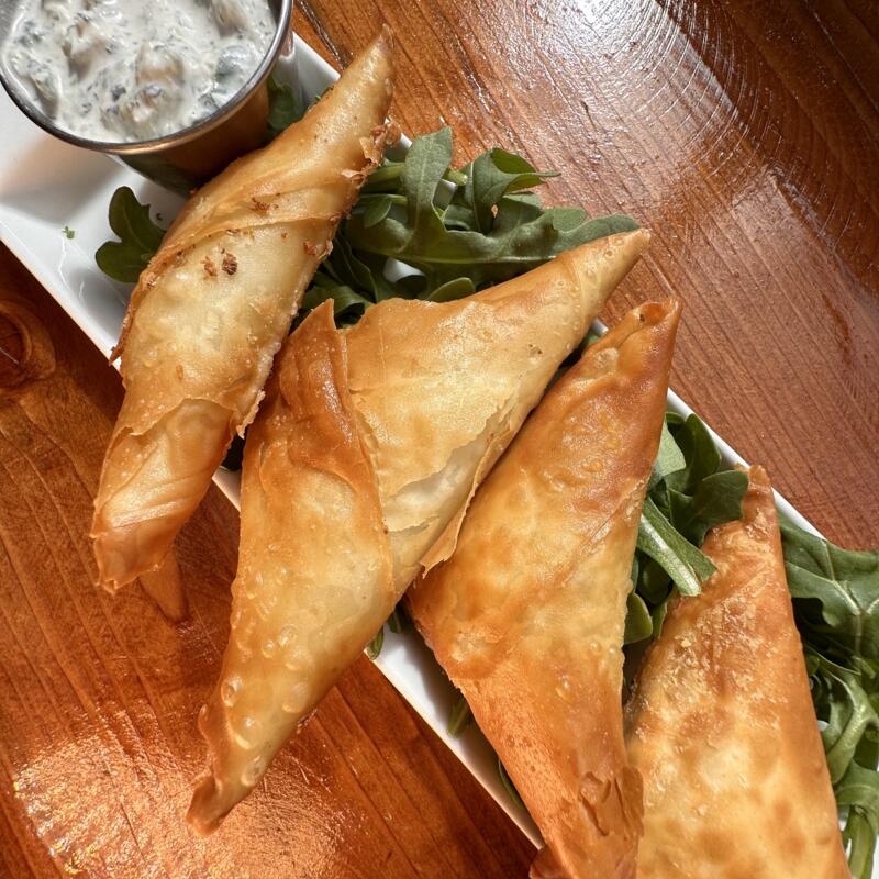 menu item 37 of 38, Appetizer Special: Spinach & 'Cheese' Sambusak