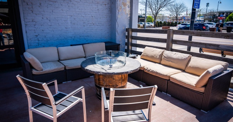 Exterior, seating place on patio