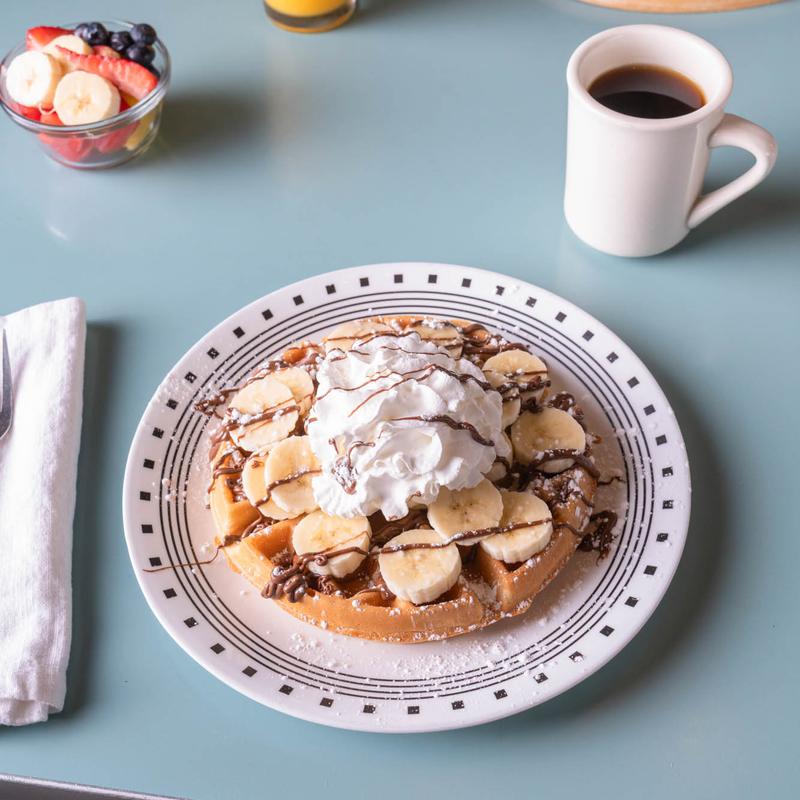 Banana Nutella Waffle photo
