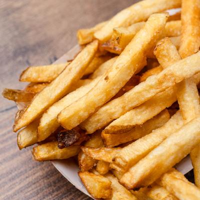 French fries, closeup.