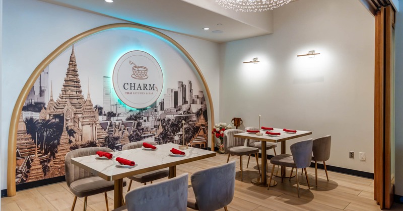 Tables ready for guests