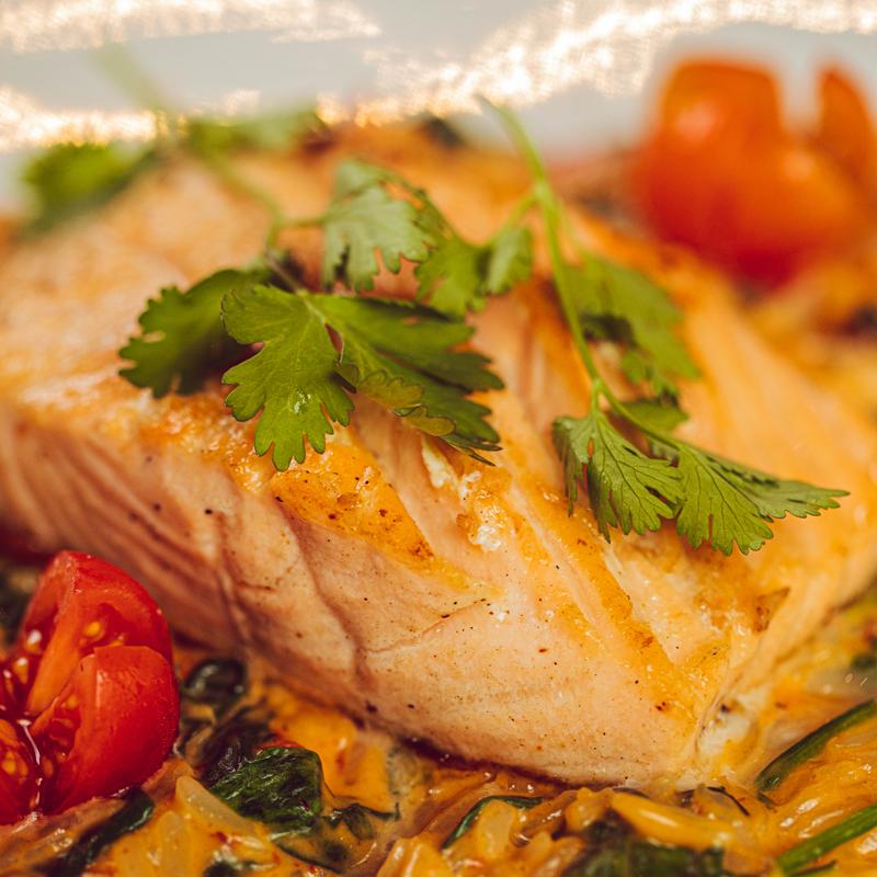 Chipotle Salmon Risotto photo