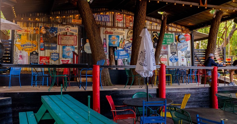 Exterior, chairs and tables