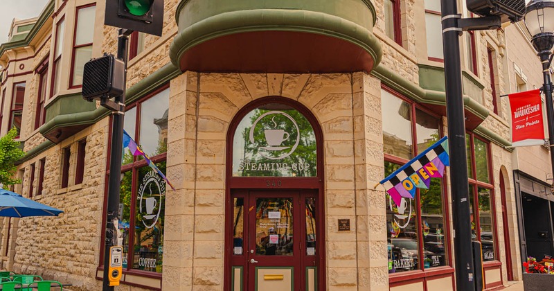 The Steaming Cup front entrance