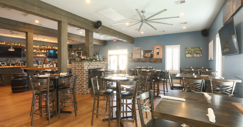 Interior, main seating area