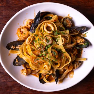 Fettucine Frutti Di Mare.