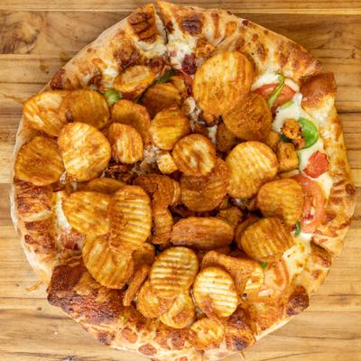 The chicken ranchero pizza.