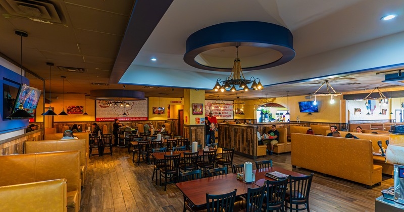 Interior, dining space