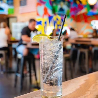 Schwayze cocktail at Patterson Park Patio Bar Houston