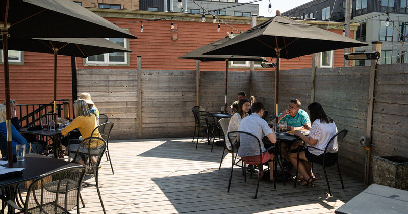 Exterior, patio area