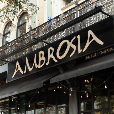 Exterior, Ambrosia fascia sign.
