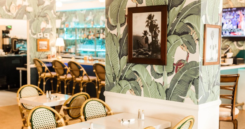 Interior, dining area