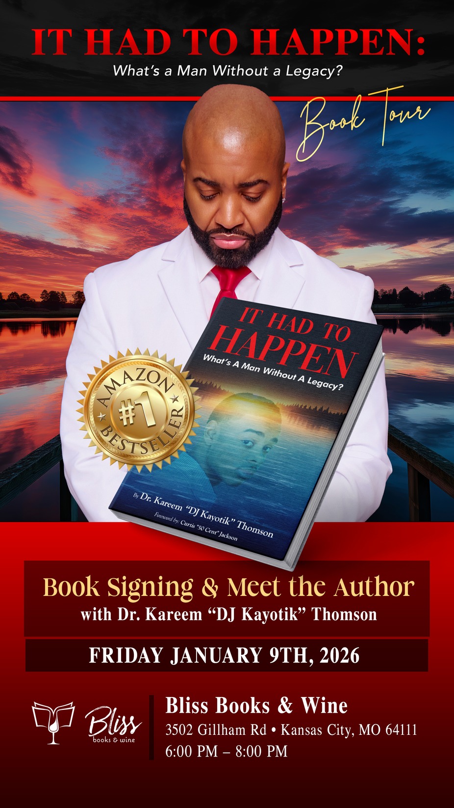 AUTHOR EVENT - Dr. Kareem “DJ Kayotik” Thomson event photo