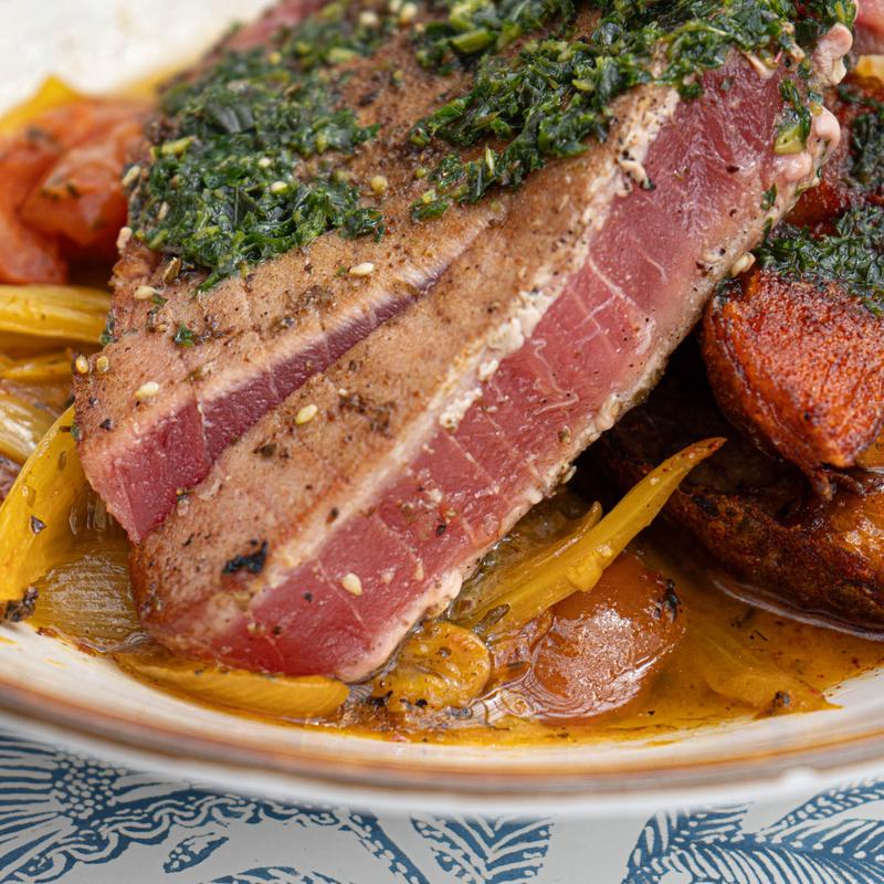 1st Course: Tuna Crudo photo