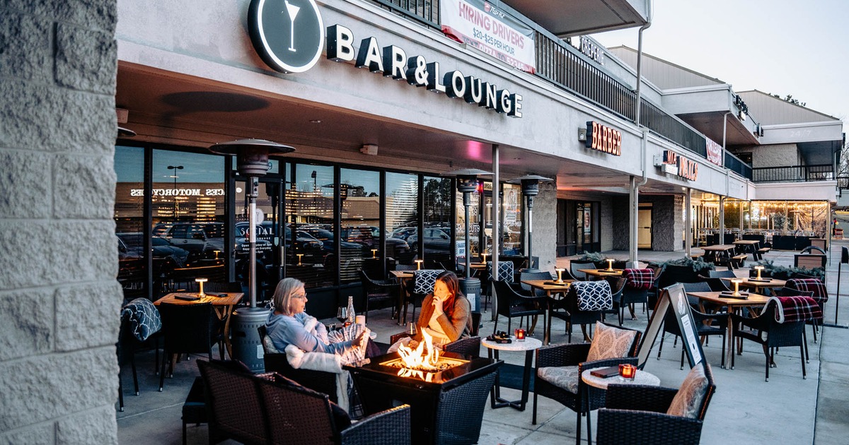 Chilly evenings around the fire pit