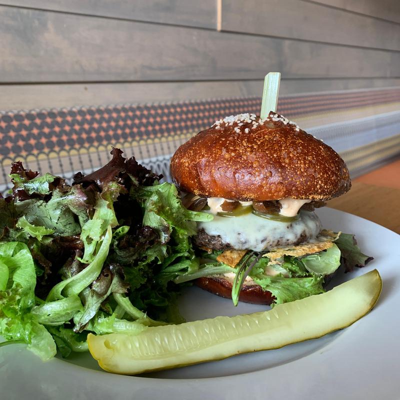 Black Bean Mushroom Burger photo