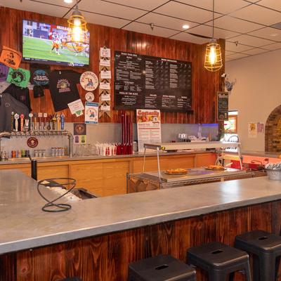 Interior, serving area