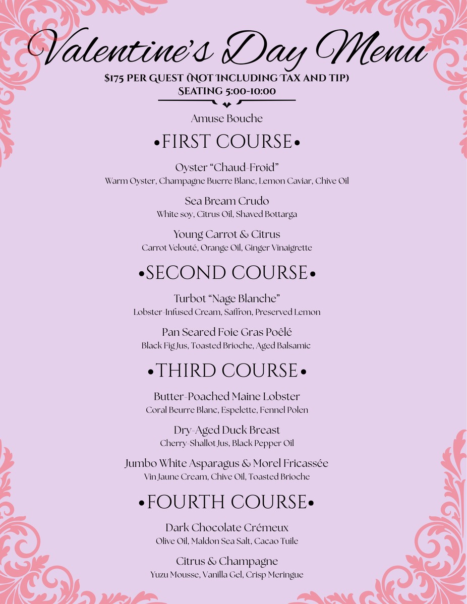 Valentines Day Dinner event photo