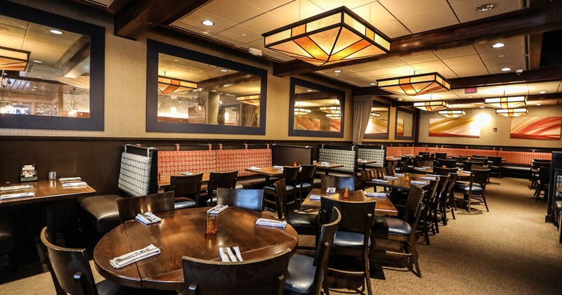 Dining tables and booths