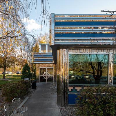 Exterior, view of the Diner.