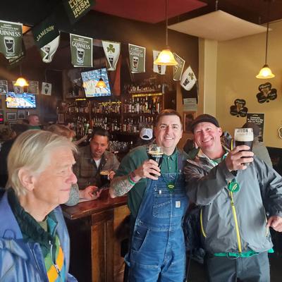 People making a toast.