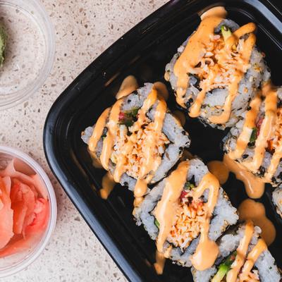 Spicy Crab Rolls.
