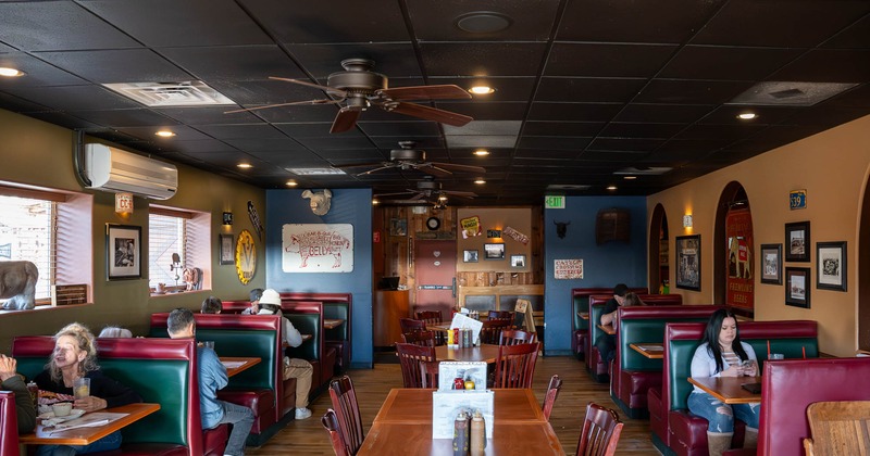 Interior seating area