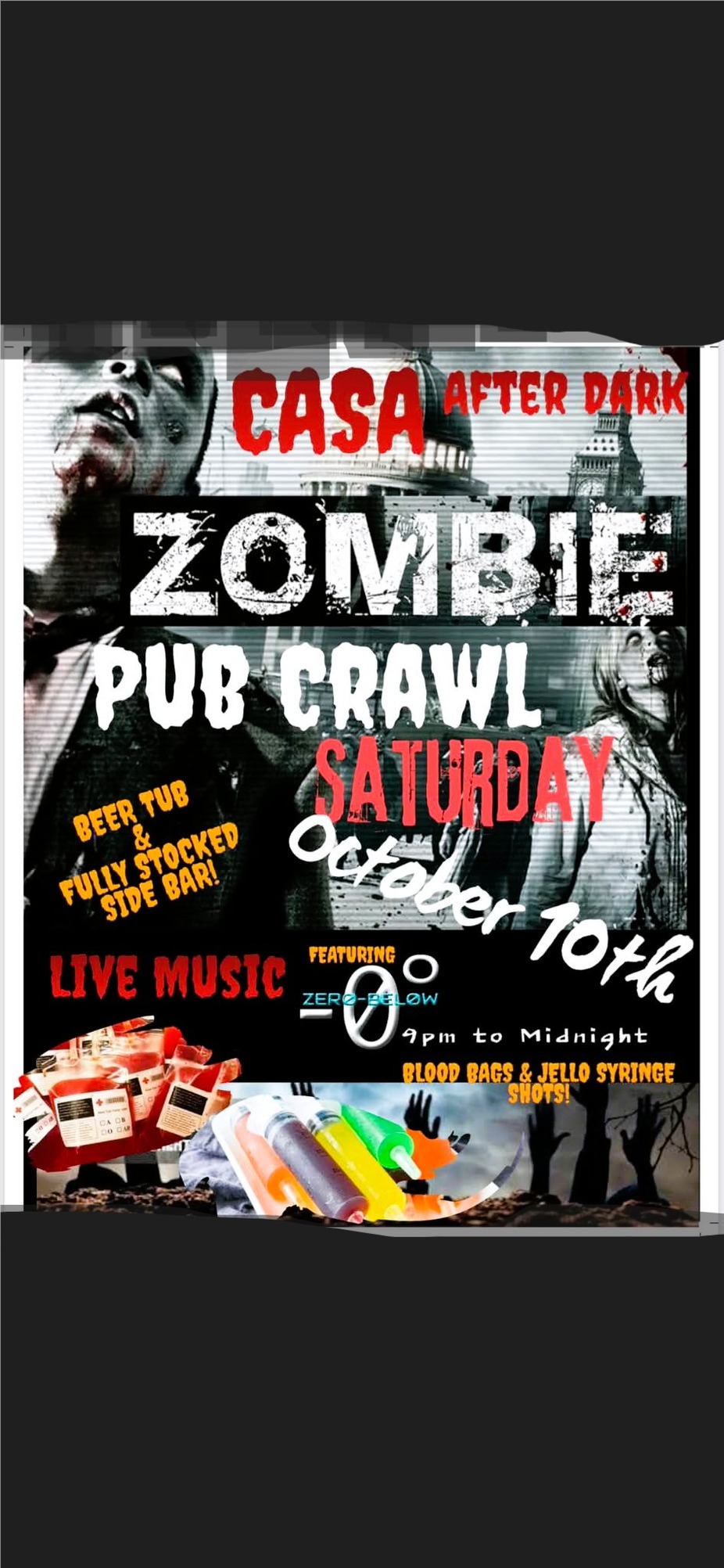 Zombie Pub Crawl event photo