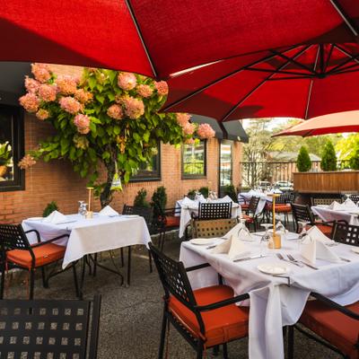 Exterior, patio area.