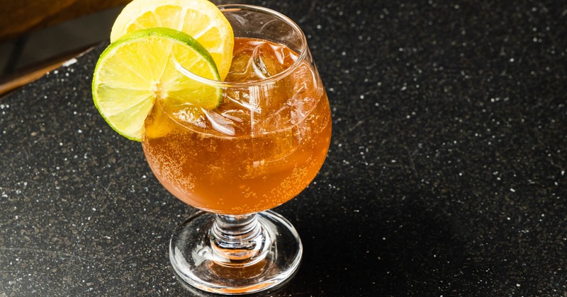 Bourbon and orange juice cocktail