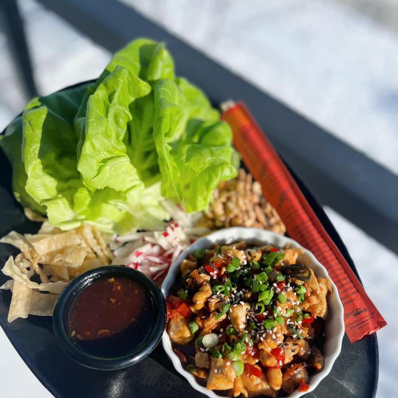 Thai Chicken Lettuce Wraps photo