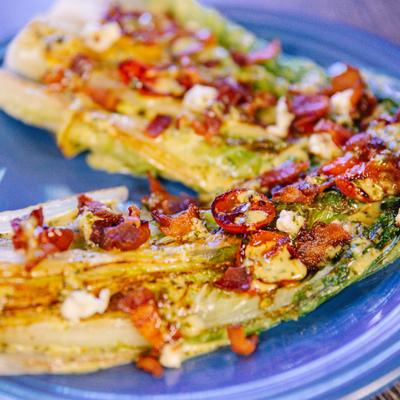 Grilled romaine.