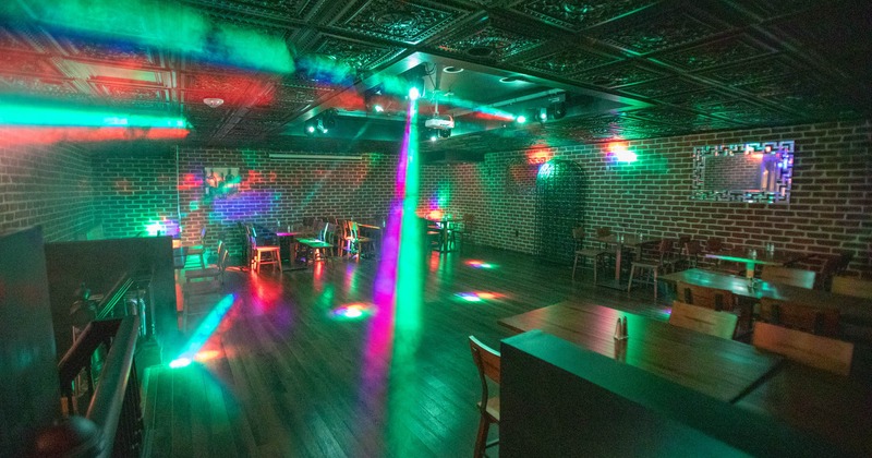 Club area with tables