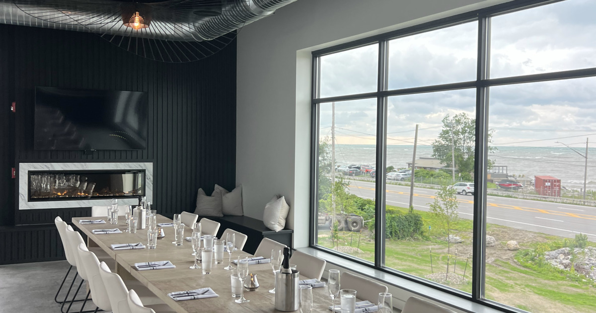 Fully set dining tables