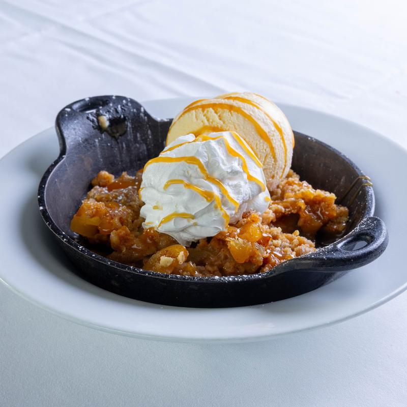 Apple Crisp a la mode photo