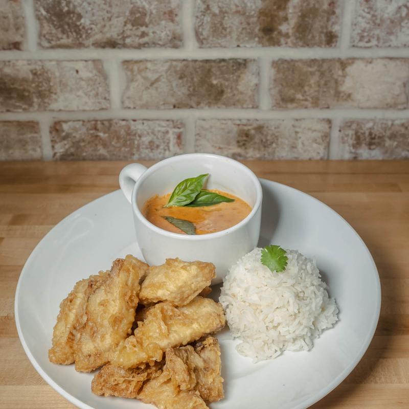 Tilapia With Pineapple or Red Curry Sauce photo