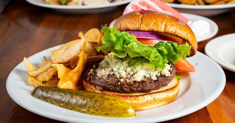 Black and Bleu Burger