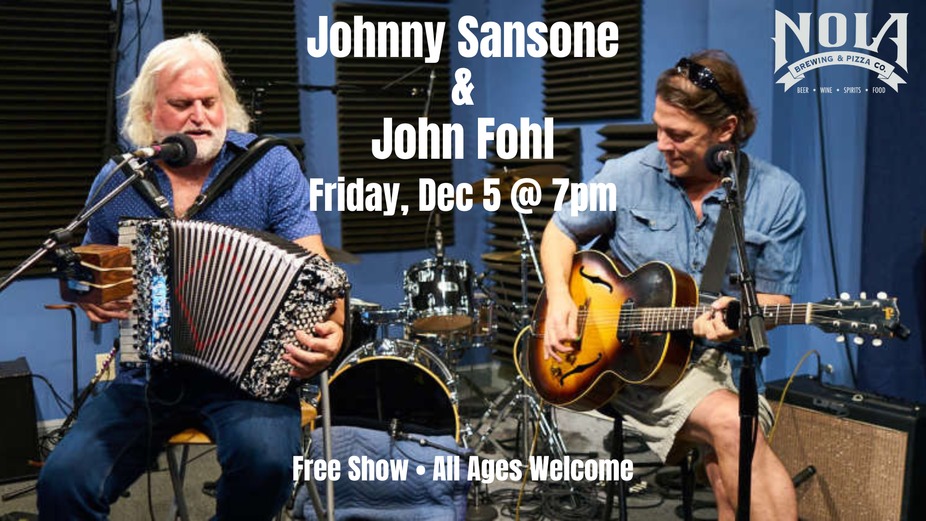FREE LIVE MUSIC: Johnny Sansone & John Fohl event photo