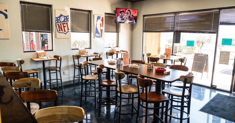 Interior, view of dining area