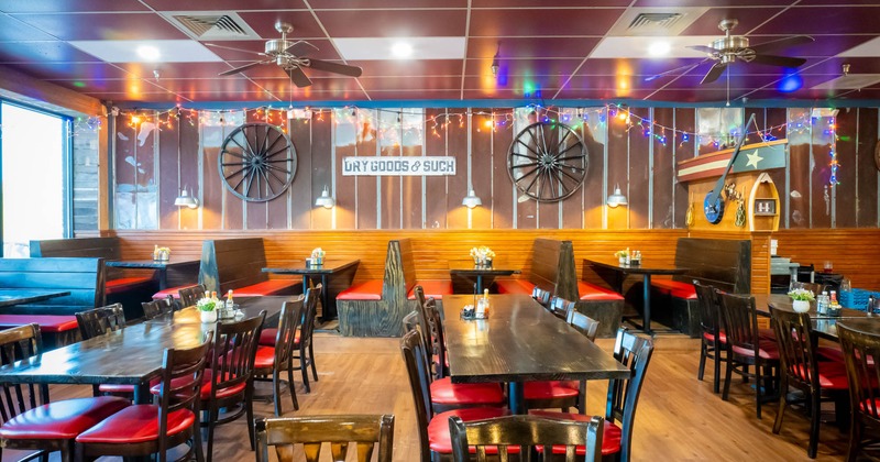 Interior, dining area