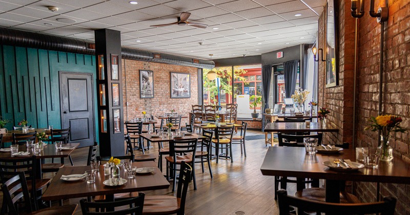 Interior seating area