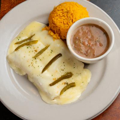 Arturo's Sour Cream Chicken Enchilada's.