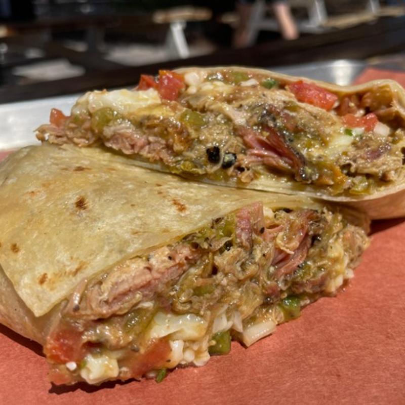 Smoked Chili Verde Burrito photo