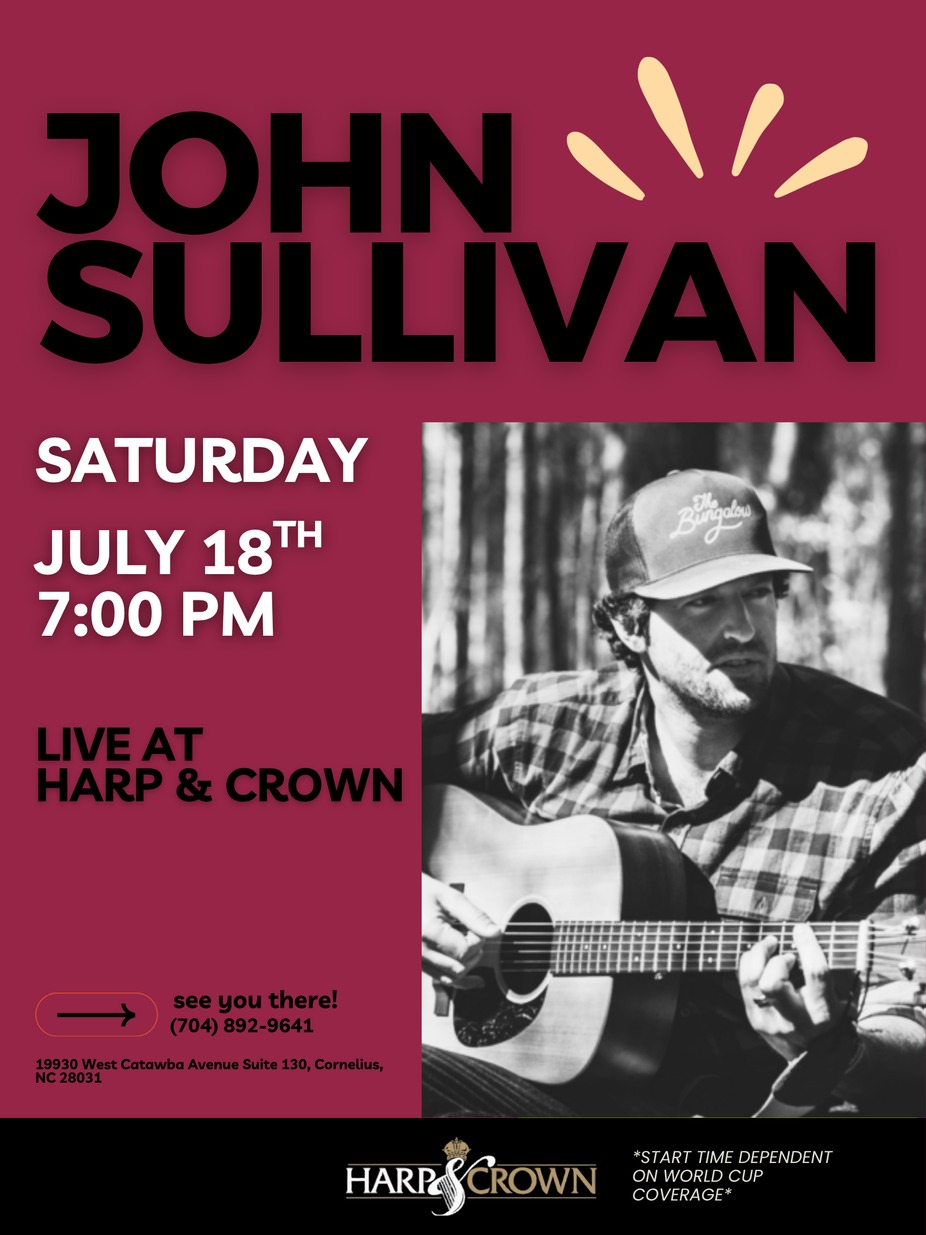 John Sullivan - Live Music at Harp & Crown event photo