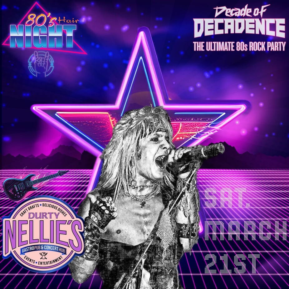 Decade of Decadence Hair Band Night! event photo