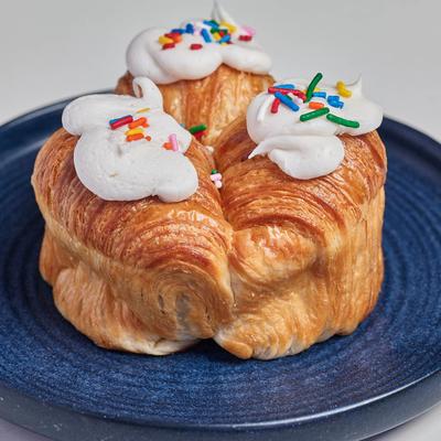 Mini Croissant Trio Neopolitan.