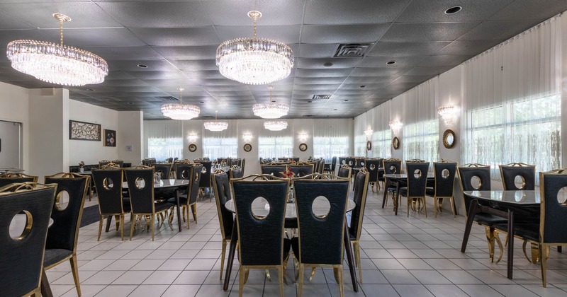 Interior, dining area