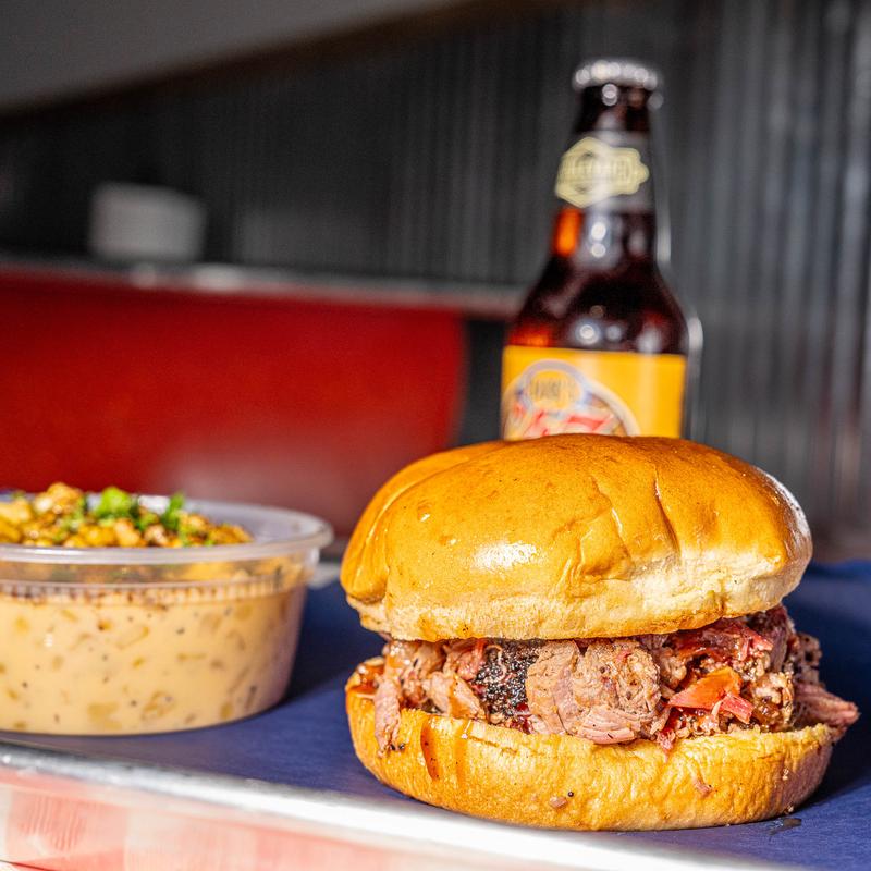 menu item 3 of 7, Chopped Brisket Sandwich