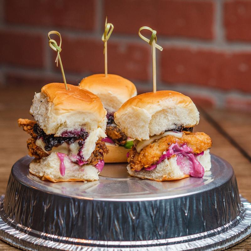 World Famous Blueberry Chicken Sliders photo