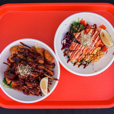 Two dishes served in bowls